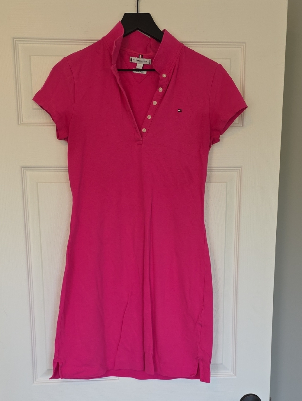 Tommy Hilfiger Hot Pink Polo Shirt Dress
